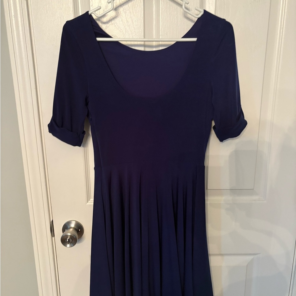 Express Deep Blue Mini Dress - Picture 3 of 3